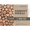 Dárkový poukaz na nákup dřeva
