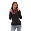 Dámská mikina s kapucí přes hlavu Barrsa Multicolor Multi Black