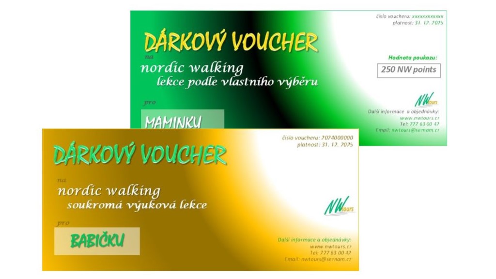 NORDIC WALKING - DÁREK, KTERÝ POTĚŠÍ