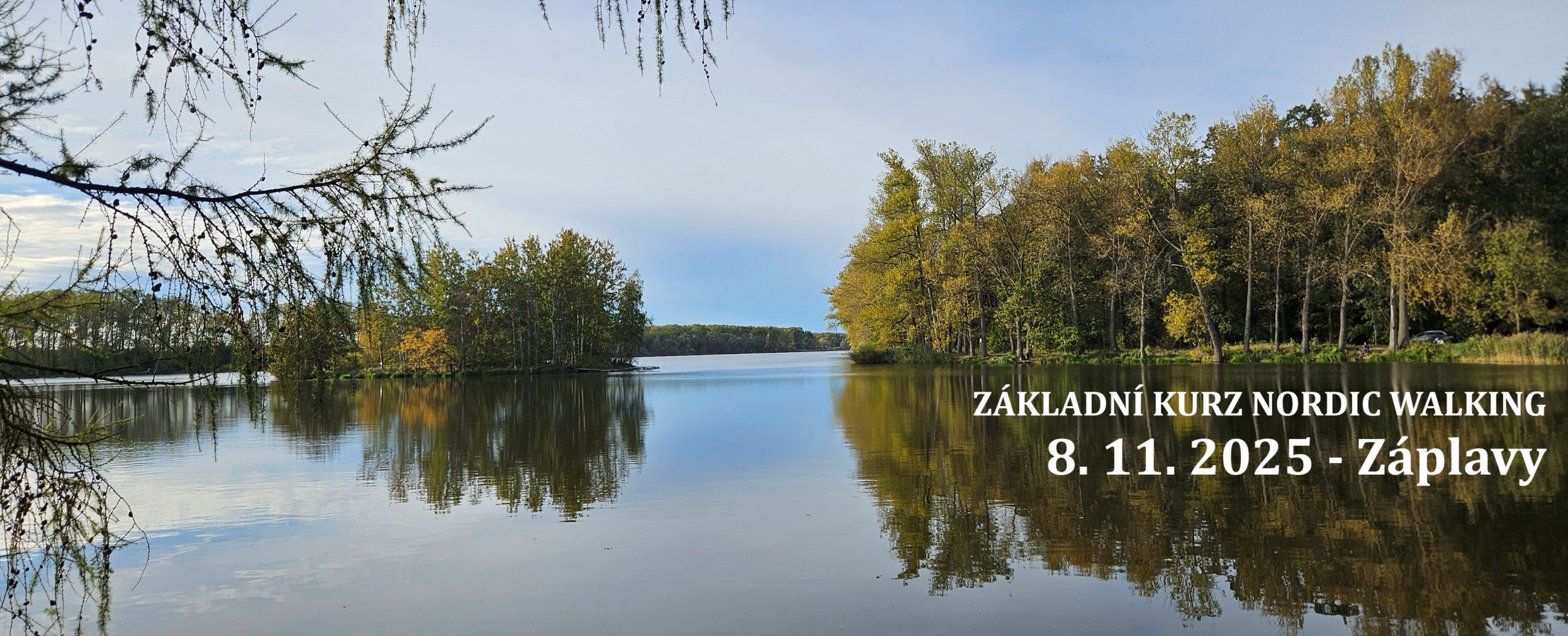 Základní kurz nordic walking na Kladensku - Záplavy