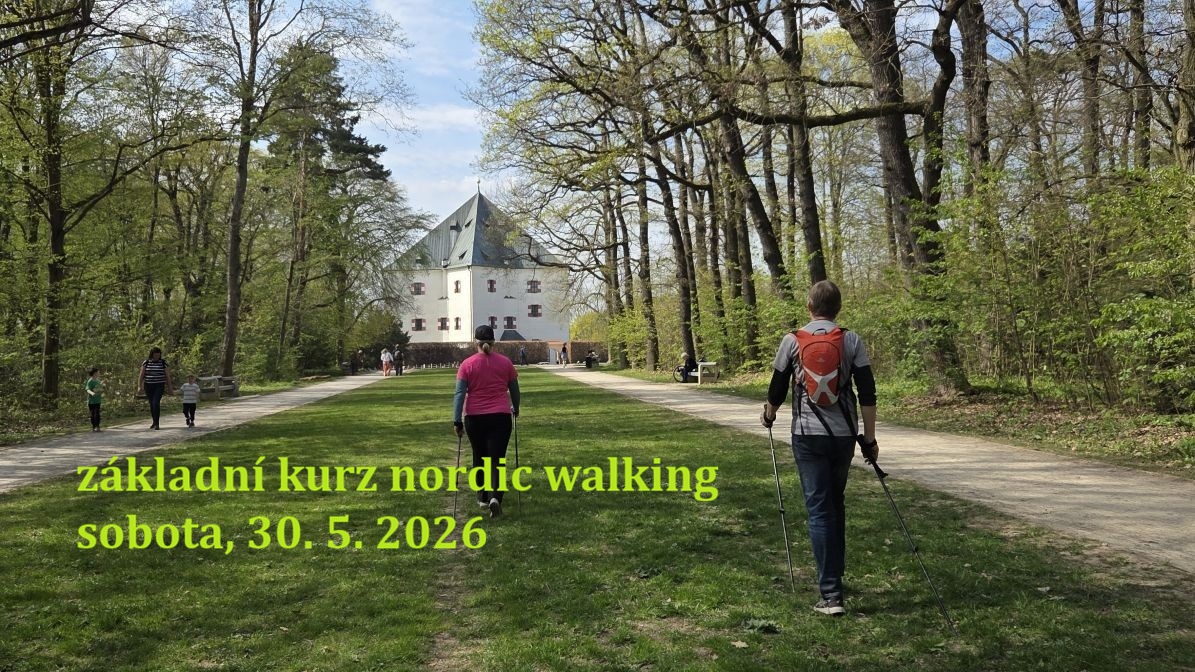 Základní kurz nordic walking - Obora Hvězda, Praha 6