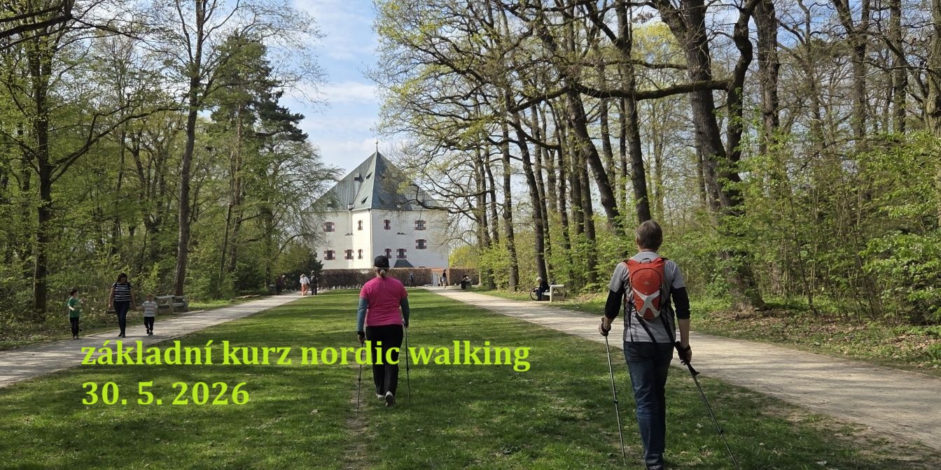 Základní kurz nordic walking - Obora Hvězda, Praha 6