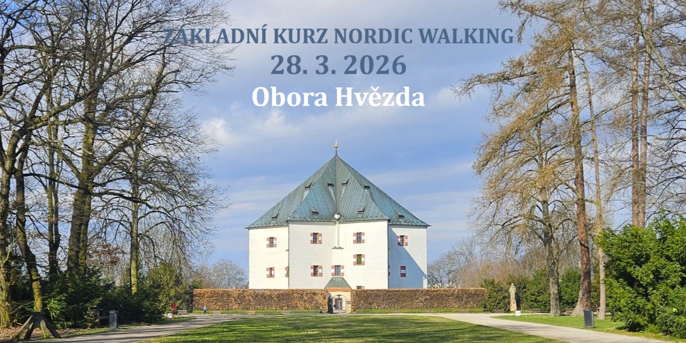 Základní kurz nordic walking - Obora Hvězda, Praha 6