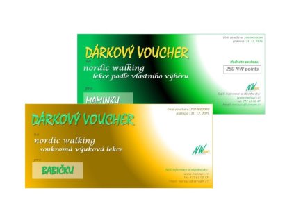 dárkové vouchry 2024