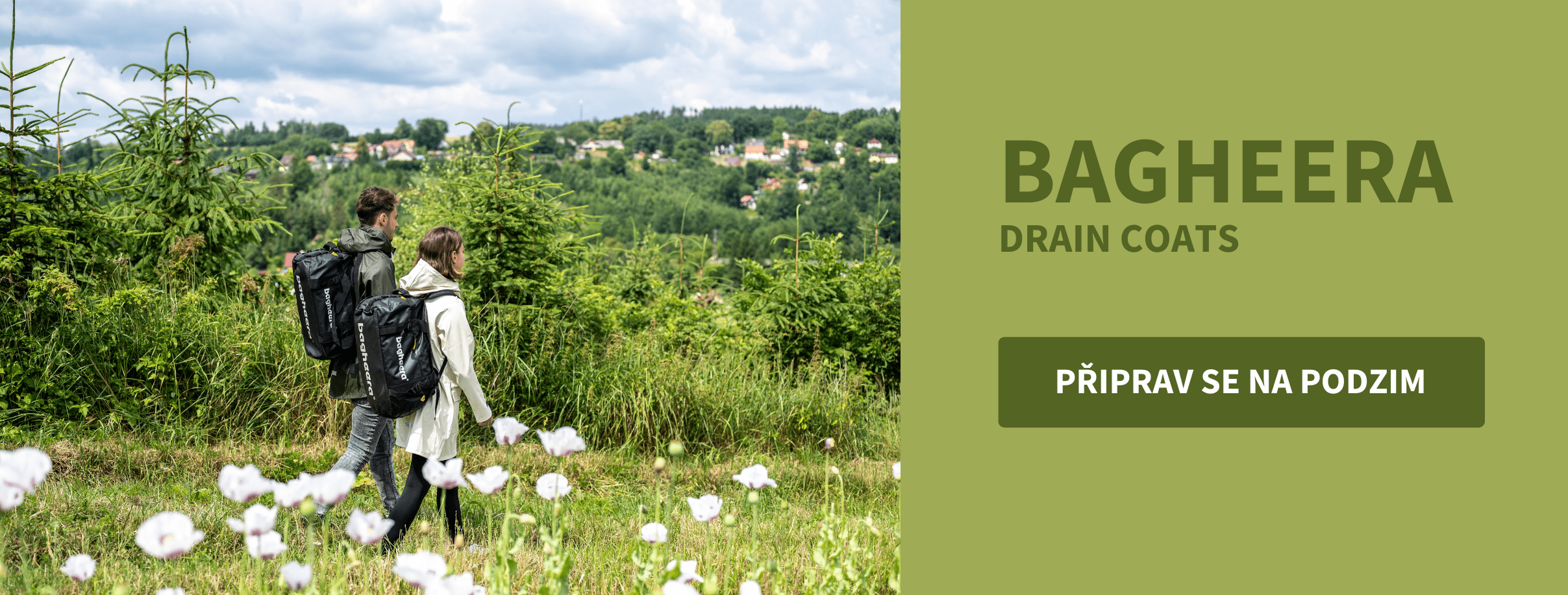Bagheera drain coats. Nepromokavé kabáty, co mají styl na horách i ve městě.