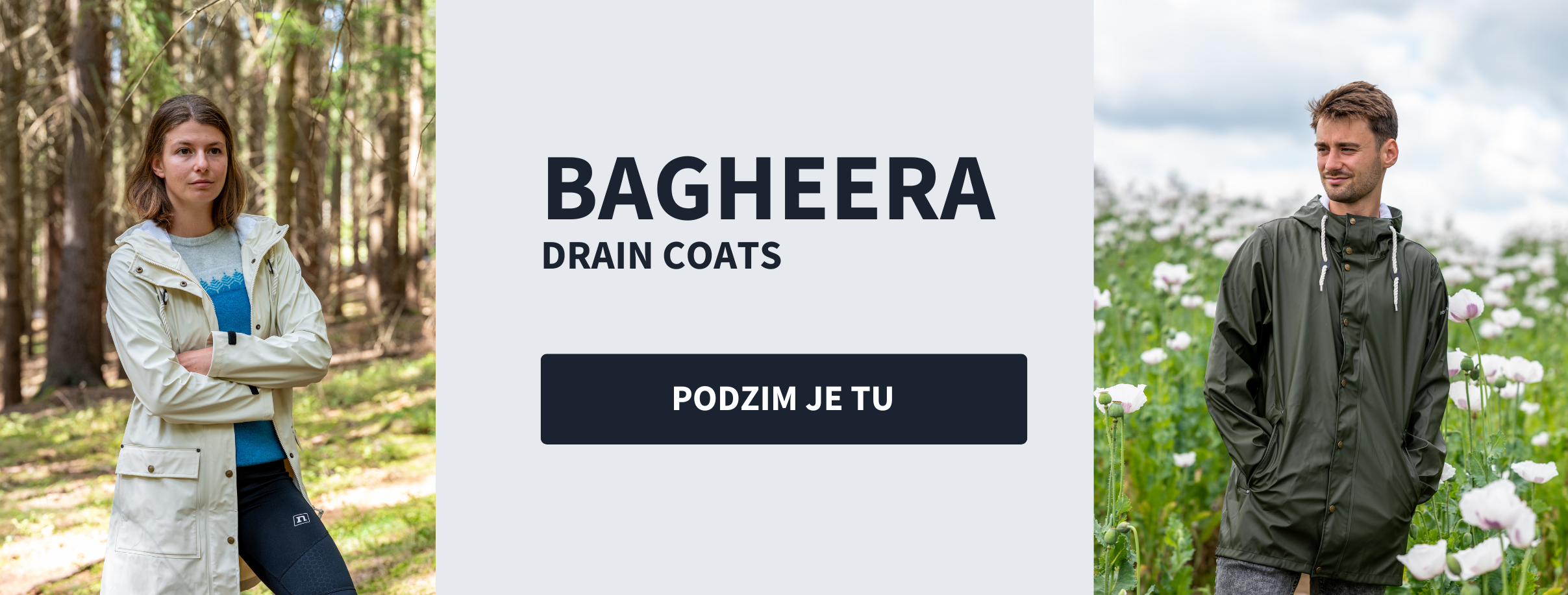 Nepromokavý kabát Bagheera pánský i dámský