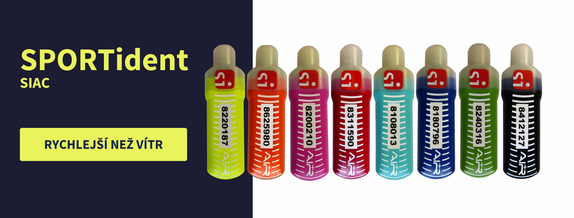 SIAC čipy pro rychlý orientační běh