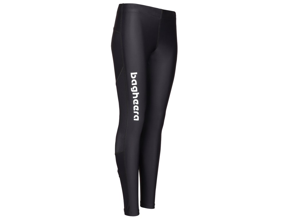87658 C0100 Race Tights Long Zip Black W 02