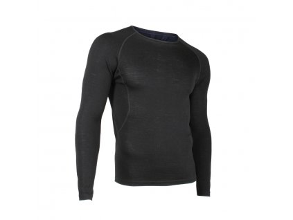 Bagheera – MERINO TOP BLACK MEN