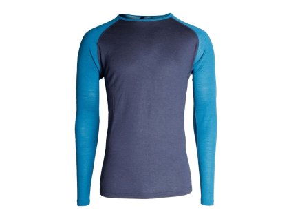 BAGHEERA – MERINO BRISK TOP NAVY/DEEP BLUE