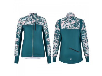 trail running jacket wo green