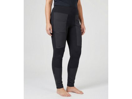pro trail tights long black wommen studio front