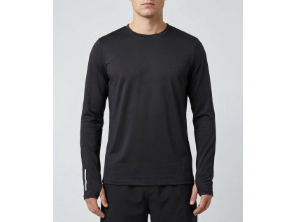 daze ls top black longsleve men model front