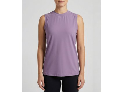 serene tank top darkplum women model front