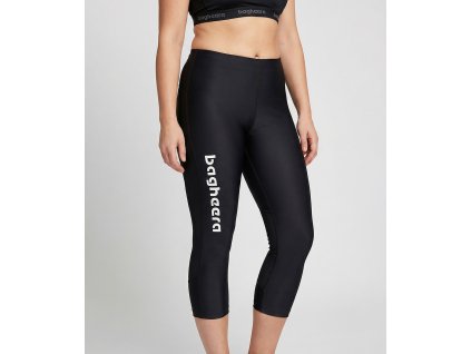 race tights knee black wommen studio front