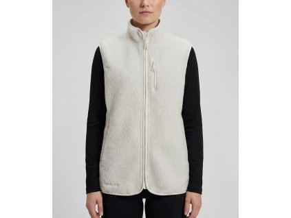 comfy vest offhhite layer2 women model front