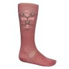 87311 C4602 Merino Dalecarlia Socks Knee RoseDarkGrey 01