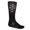 87311 C0103 Merino Dalecarlia Socks Knee BlackGrey 01