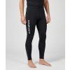 high performance zip tights black long men studio front
