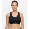 87112 3D Sports Bra Black Front Model Women