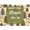 ORUN - DÁRKOVÝ POUKAZ 1000