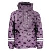 87596 C5102 Rain Fleece Jacket VioletDarkGrey Kids 01 1