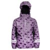 87596 C5102 Rain Fleece Jacket VioletDarkGrey Kids 01