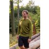 cesky merino svetr olivovy pullover