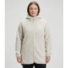 comfy hood jacket offwhite layer2 women model front