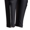 87658 C0100 Race Tights Long Zip Black W 06