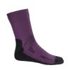 87153 C5302 Merino Kid Socks PurpleDarkGrey JR 01