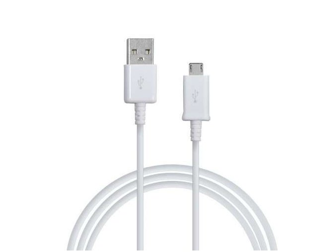 Synchronizační a nabíjecí kabel micro USB Bílý