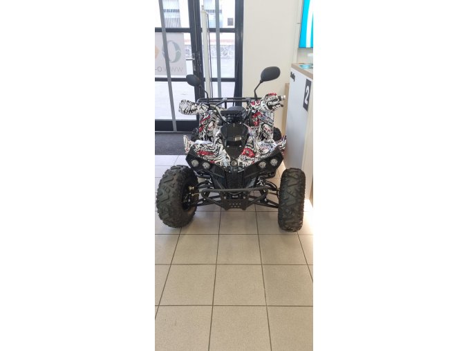 Elektro čtyřkolka ATV Warrior XL 1500W 60V diferenciál 8 kola - graffiti model 2023