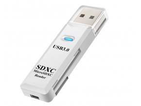 Čtečka SD karet, USB 3.0 Bílá 1