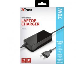 Trust 70W Simo Laptop Charger Univerzální Napájecí Zdroj