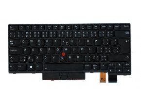 Lenovo CZ podsvícená klávesnice pro ThinkPad 13 2nd T470s FRU 01EN731 01EN690