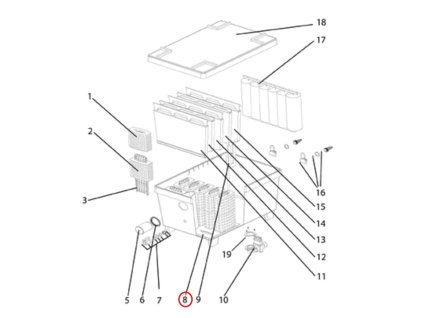 Náhradní čistící rotor ASM OASE FiltoMatic UVC 11