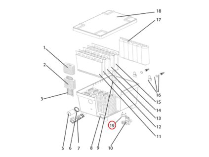Náhradní držák pěny OASE FiltoMatic 6000/12000
