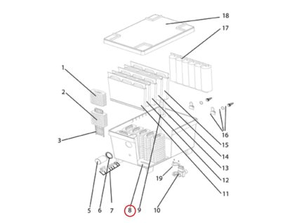 Náhradní čistící rotor ASM OASE FiltoMatic UVC 24