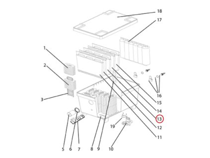 Náhradní křemíkové sklo D44 x 298 s okrajem OASE
