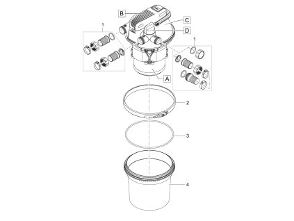 Náhradní aSM rukojeť OASE FiltoClear 13000