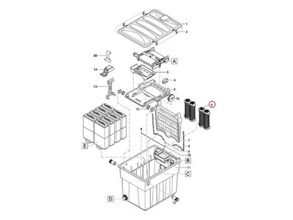 Náhradní substrátová trubka kompletní OASE BioTec 18 / 36