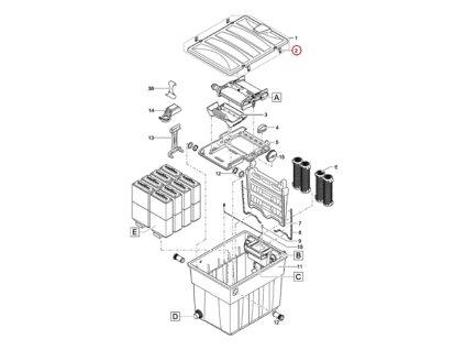 Náhradní klip Bitron Eco / OASE AquaMax