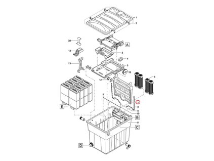 Náhradní dělící stěna OASE BioTec ScreenMatic 90000