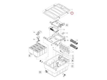 Náhradní klip Bitron Eco / OASE AquaMax