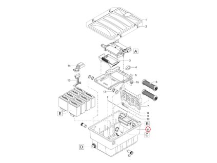 Náhradní filtrační box OASE BioTec ScreenMatic 40000 perforovaný