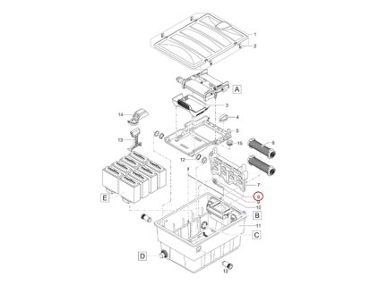 Náhradní těsnění přepážky BioT. ScreenMatic OASE