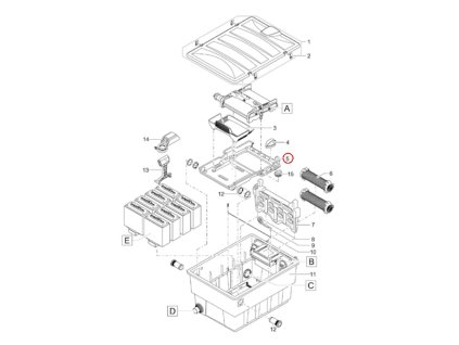 Náhradní držák síta OASE BioTec ScreenM.40000/60000