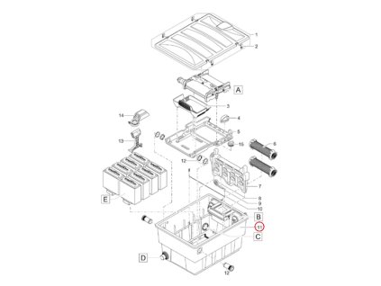 Náhradní filtrační box OASE BioTec ScreenMatic 60000 perforovaný