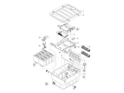 Náhradní těsnění přepážky BioT. ScreenMatic OASE